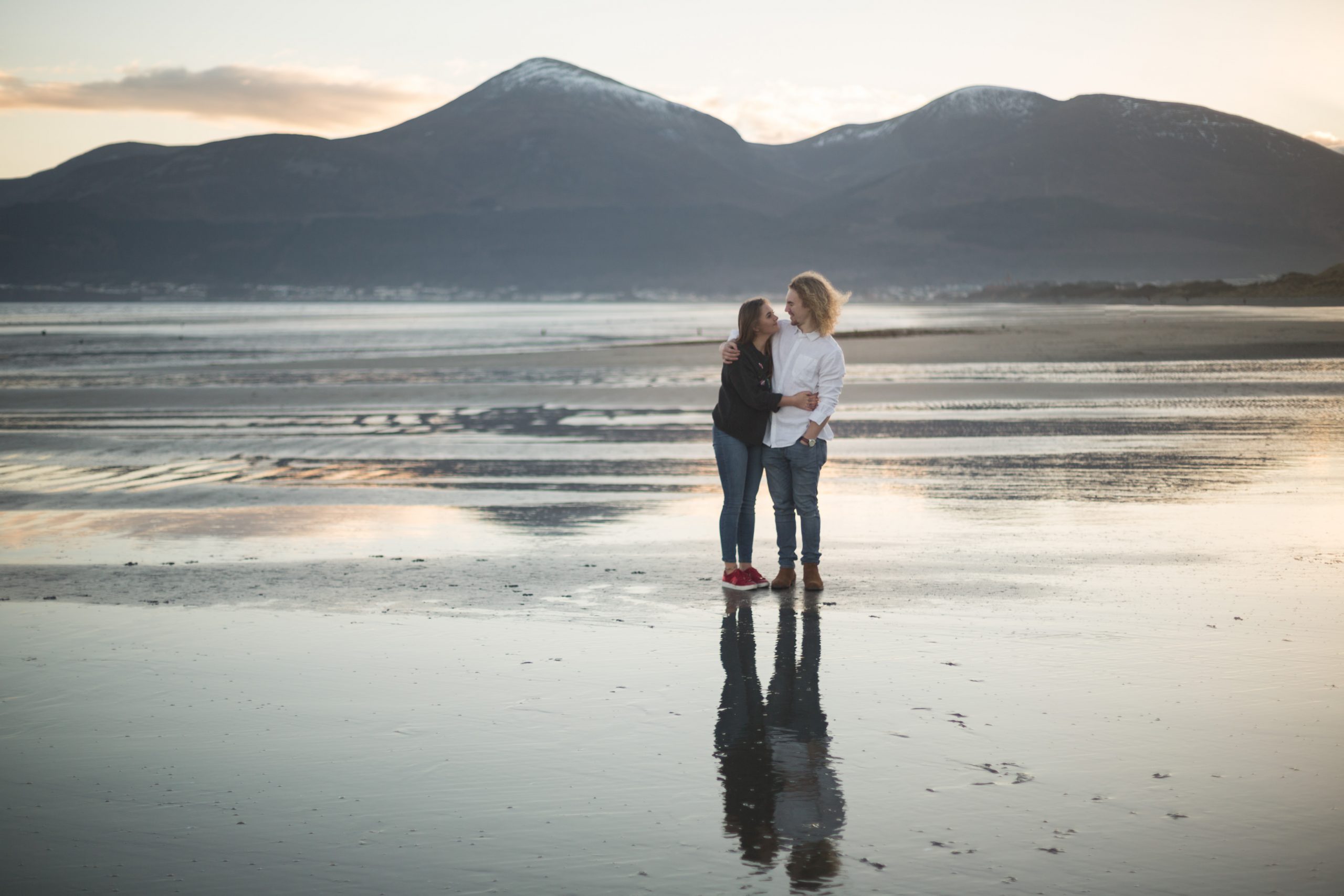 northern ireland destination wedding engagement shoot