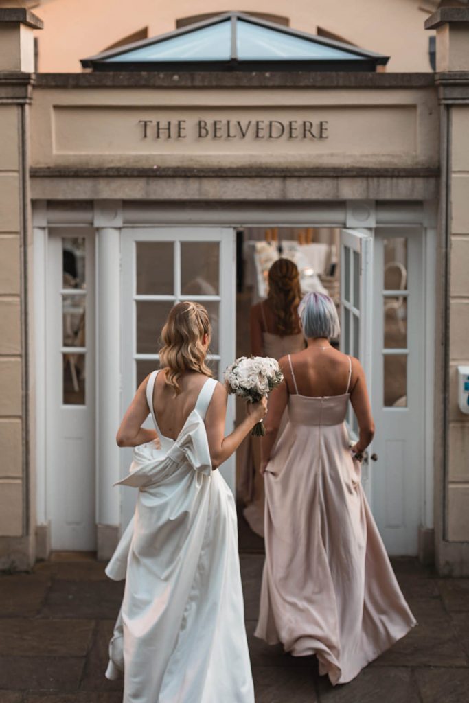 belvedere wedding bride modern classy wedding